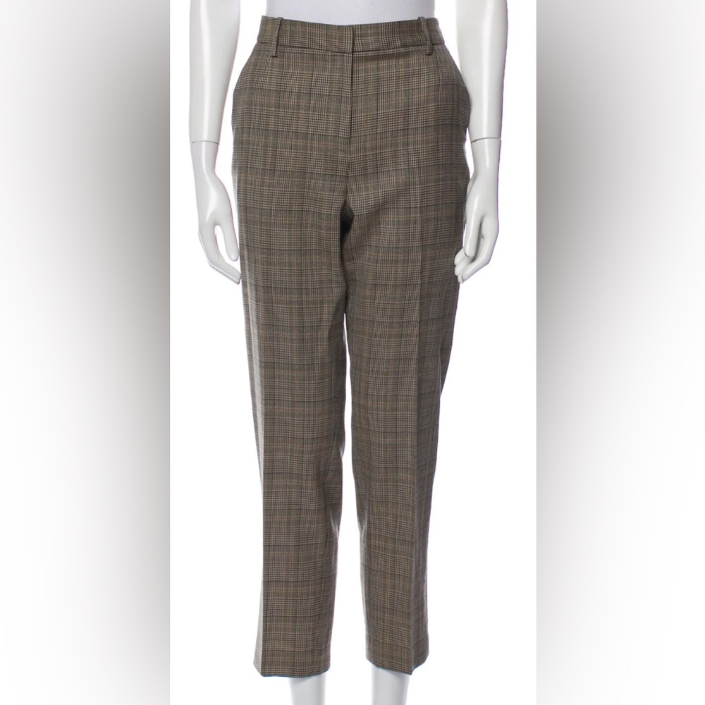 Nili Lotan Checkered Wool Pants